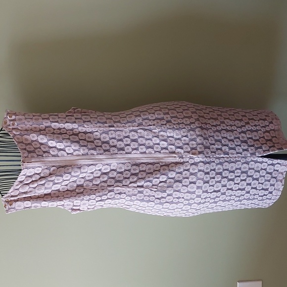 ANNE KLEIN lace dress, size 14, beige color. Like new condition. - Picture 5 of 11